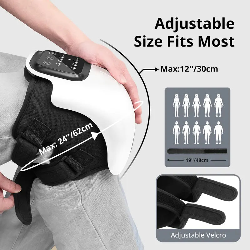 StrideWell Electric Heating Knee Massager for Joint Pain Relief