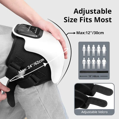 StrideWell Electric Heating Knee Massager for Joint Pain Relief