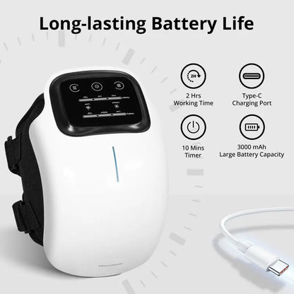 StrideWell Electric Heating Knee Massager for Joint Pain Relief